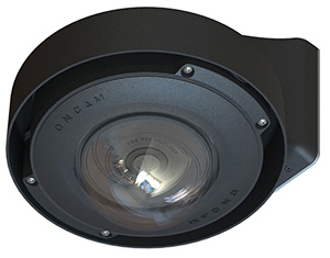 купольная 12 МП панорамная видеокамера 360 EVO-12NND марки Pelco с солнцезащитным козырьком